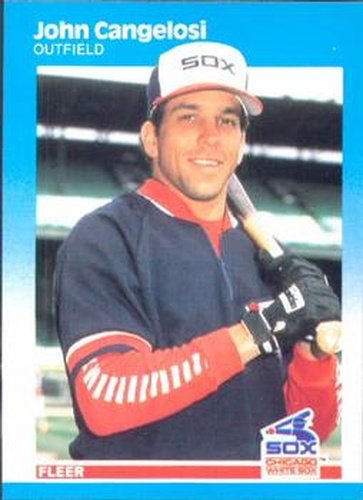 #489 John Cangelosi - Chicago White Sox - 1987 Fleer Baseball