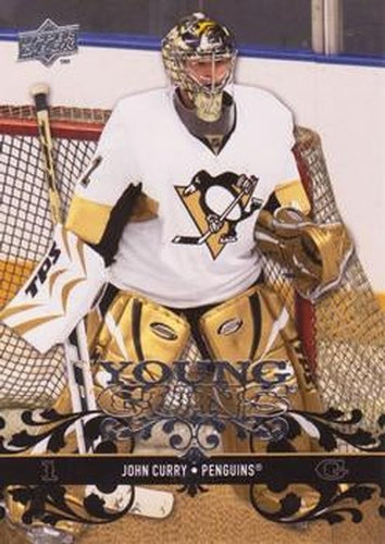 #489 John Curry - Pittsburgh Penguins - 2008-09 Upper Deck Hockey