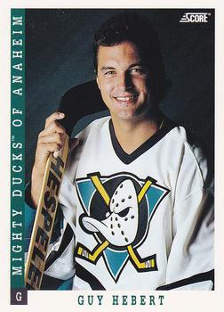 #489 Guy Hebert - Anaheim Mighty Ducks - 1993-94 Score Canadian Hockey