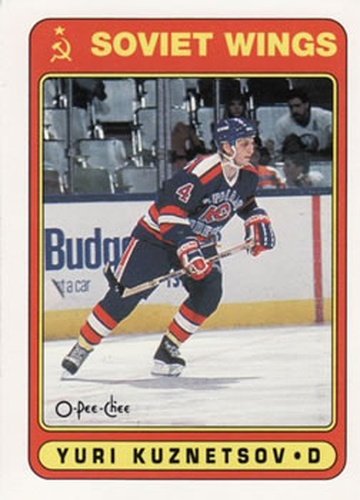 #489 Yuri Kuznetsov - Soviet Wings - 1990-91 O-Pee-Chee Hockey