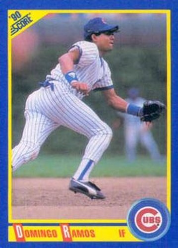 #489 Domingo Ramos - Chicago Cubs - 1990 Score Baseball