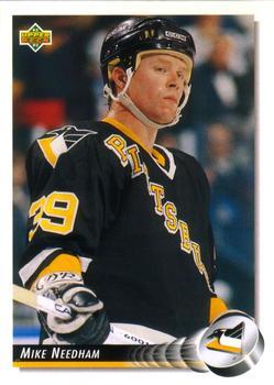 #489 Mike Needham - Pittsburgh Penguins - 1992-93 Upper Deck Hockey