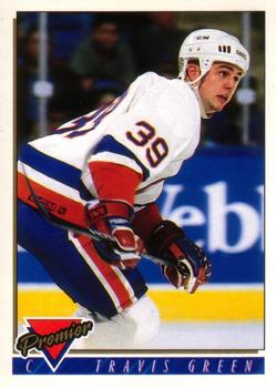 #489 Travis Green - New York Islanders - 1993-94 O-Pee-Chee Premier Hockey