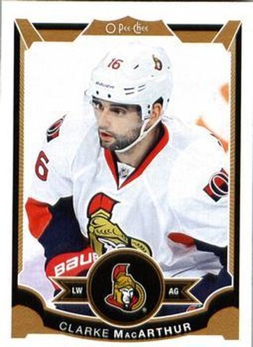 #489 Clarke MacArthur - Ottawa Senators - 2015-16 O-Pee-Chee Hockey