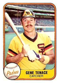 #489 Gene Tenace - San Diego Padres - 1981 Fleer Baseball
