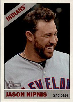 #489 Jason Kipnis - Cleveland Indians - 2015 Topps Heritage Baseball