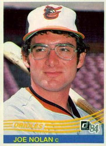 #489 Joe Nolan - Baltimore Orioles - 1984 Donruss Baseball