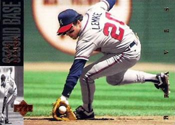 #489 Mark Lemke - Atlanta Braves - 1994 Upper Deck Baseball