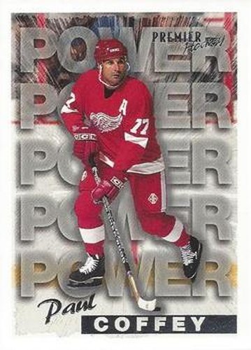 #489 Paul Coffey - Detroit Red Wings - 1994-95 Topps Premier Hockey