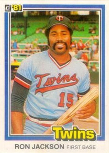 #489 Ron Jackson - Minnesota Twins - 1981 Donruss Baseball