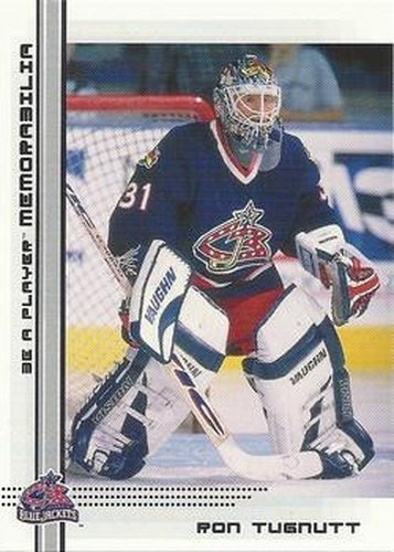 #489 Ron Tugnutt - Columbus Blue Jackets - 2000-01 Be a Player Memorabilia Hockey