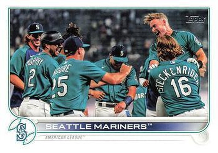 #489 Seattle Mariners - Seattle Mariners - 2022 Topps Baseball