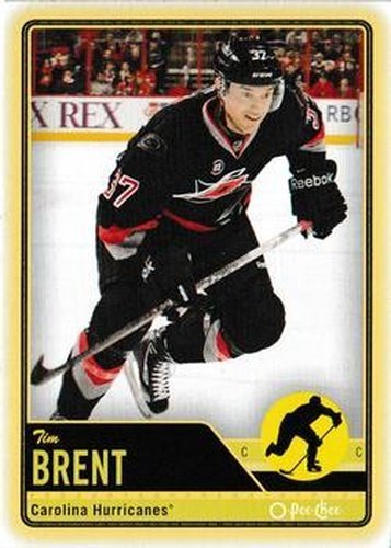#489 Tim Brent - Carolina Hurricanes - 2012-13 O-Pee-Chee Hockey