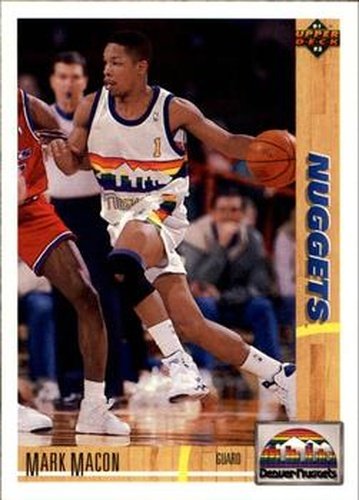 #489 Mark Macon - Denver Nuggets - 1991-92 Upper Deck Basketball