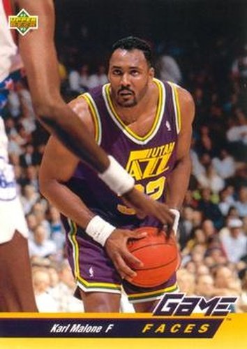 #489 Karl Malone - Utah Jazz - 1992-93 Upper Deck Basketball