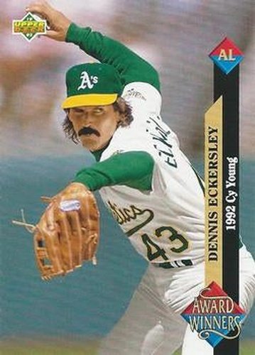 #489 Dennis Eckersley - Oakland Athletics - 1993 Upper Deck Baseball