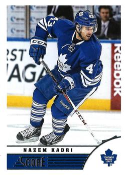 #489 Nazem Kadri - Toronto Maple Leafs - 2013-14 Score Hockey