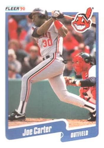 #489 Joe Carter - Cleveland Indians - 1990 Fleer USA Baseball