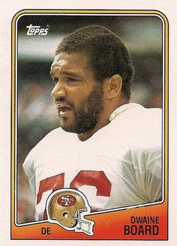 #48 Dwaine Board - San Francisco 49ers - 1988 Topps Football