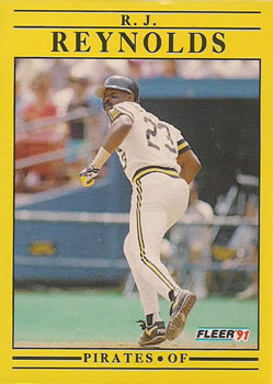 #48 R.J. Reynolds - Pittsburgh Pirates - 1991 Fleer Baseball