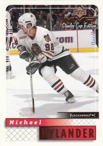 #48 Michael Nylander - Chicago Blackhawks - 1999-00 Upper Deck MVP Stanley Cup Edition Hockey