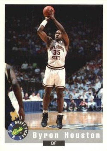 #48 Byron Houston - Oklahoma State Cowboys - 1992 Classic Draft Basketball
