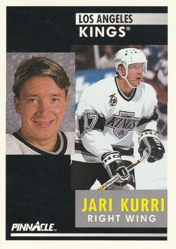 #48 Jari Kurri - Los Angeles Kings - 1991-92 Pinnacle Hockey