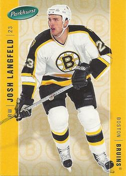 #48 Josh Langfeld - Boston Bruins - 2005-06 Parkhurst Hockey