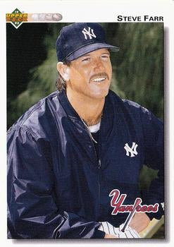 #48 Steve Farr - New York Yankees - 1992 Upper Deck Baseball