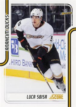 #48 Luca Sbisa - Anaheim Ducks - 2011-12 Score Hockey
