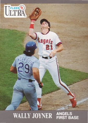 #48 Wally Joyner - California Angels - 1991 Ultra Baseball