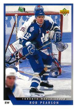 #48 Rob Pearson - Toronto Maple Leafs - 1993-94 Upper Deck Hockey