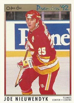 #48 Joe Nieuwendyk - Calgary Flames - 1991-92 O-Pee-Chee Premier Hockey
