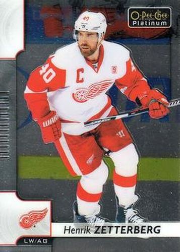 #48 Henrik Zetterberg - Detroit Red Wings - 2017-18 O-Pee-Chee Platinum Hockey