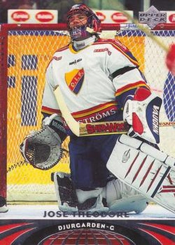 #48 Jose Theodore - Djurgardens IF Stockholm - 2004-05 UD All-World Edition Hockey