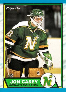 #48 Jon Casey - Minnesota North Stars - 1989-90 O-Pee-Chee Hockey