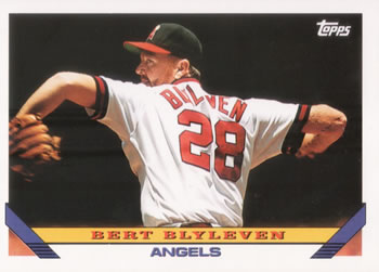 #48 Bert Blyleven - California Angels - 1993 Topps Baseball