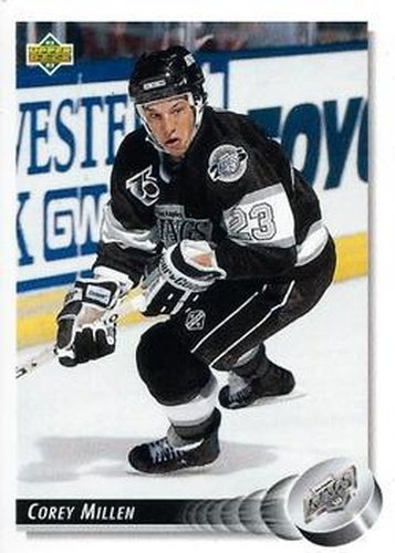 #48 Corey Millen - Los Angeles Kings - 1992-93 Upper Deck Hockey