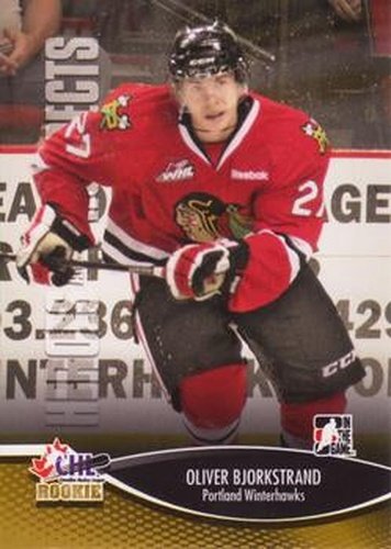 #48 Oliver Bjorkstrand - Portland Winterhawks - 2012-13 In The Game Heroes and Prospects Hockey