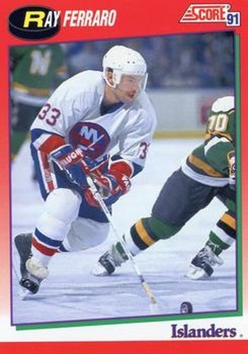 #48 Ray Ferraro - New York Islanders - 1991-92 Score Canadian Hockey