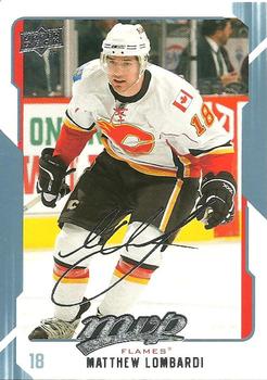 #48 Matthew Lombardi - Calgary Flames - 2008-09 Upper Deck MVP Hockey