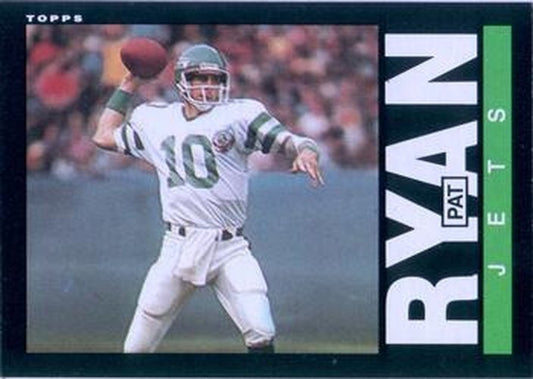 #348 Pat Ryan - New York Jets - 1985 Topps Football