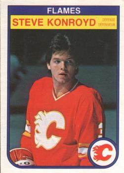 #48 Steve Konroyd - Calgary Flames - 1982-83 O-Pee-Chee Hockey