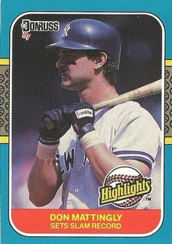 #48 Don Mattingly - New York Yankees - 1987 Donruss Highlights Baseball