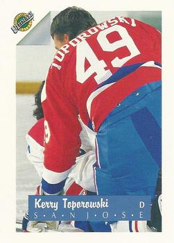#48 Kerry Toporowski - San Jose Sharks - 1991 Ultimate Draft Hockey