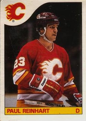 #48 Paul Reinhart - Calgary Flames - 1985-86 O-Pee-Chee Hockey