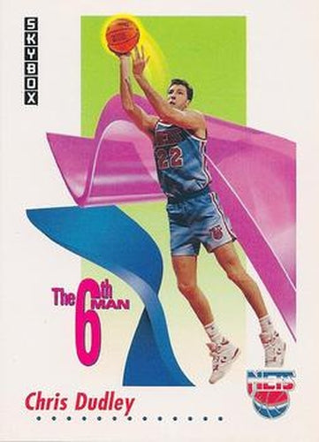 #448 Chris Dudley - New Jersey Nets - 1991-92 SkyBox Basketball