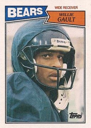 #48 Willie Gault - Chicago Bears - 1987 Topps Football