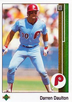#448 Darren Daulton - Philadelphia Phillies - 1989 Upper Deck Baseball