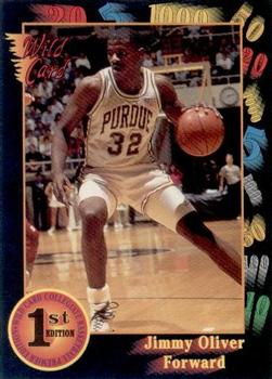 #48 Jimmy Oliver - Purdue Boilermakers - 1991-92 Wild Card Basketball